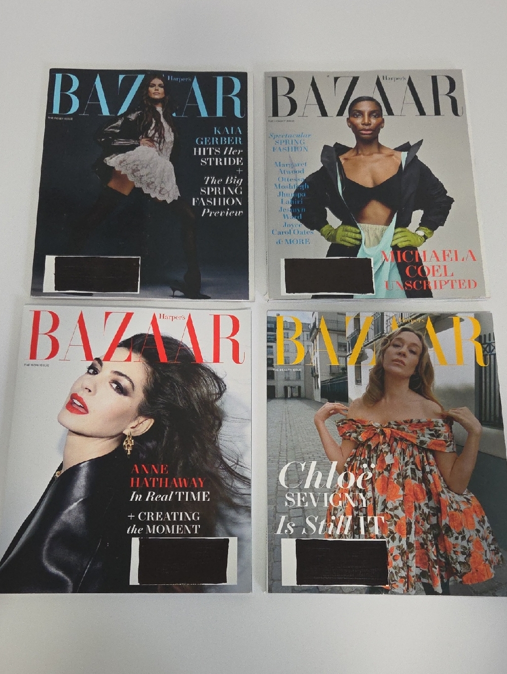 Harper's Bazaar Magazines - Set Of 4